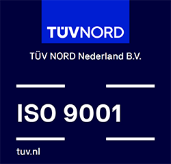 IJzersterk in de organisatie met als bewijs de ISO-certificering.
